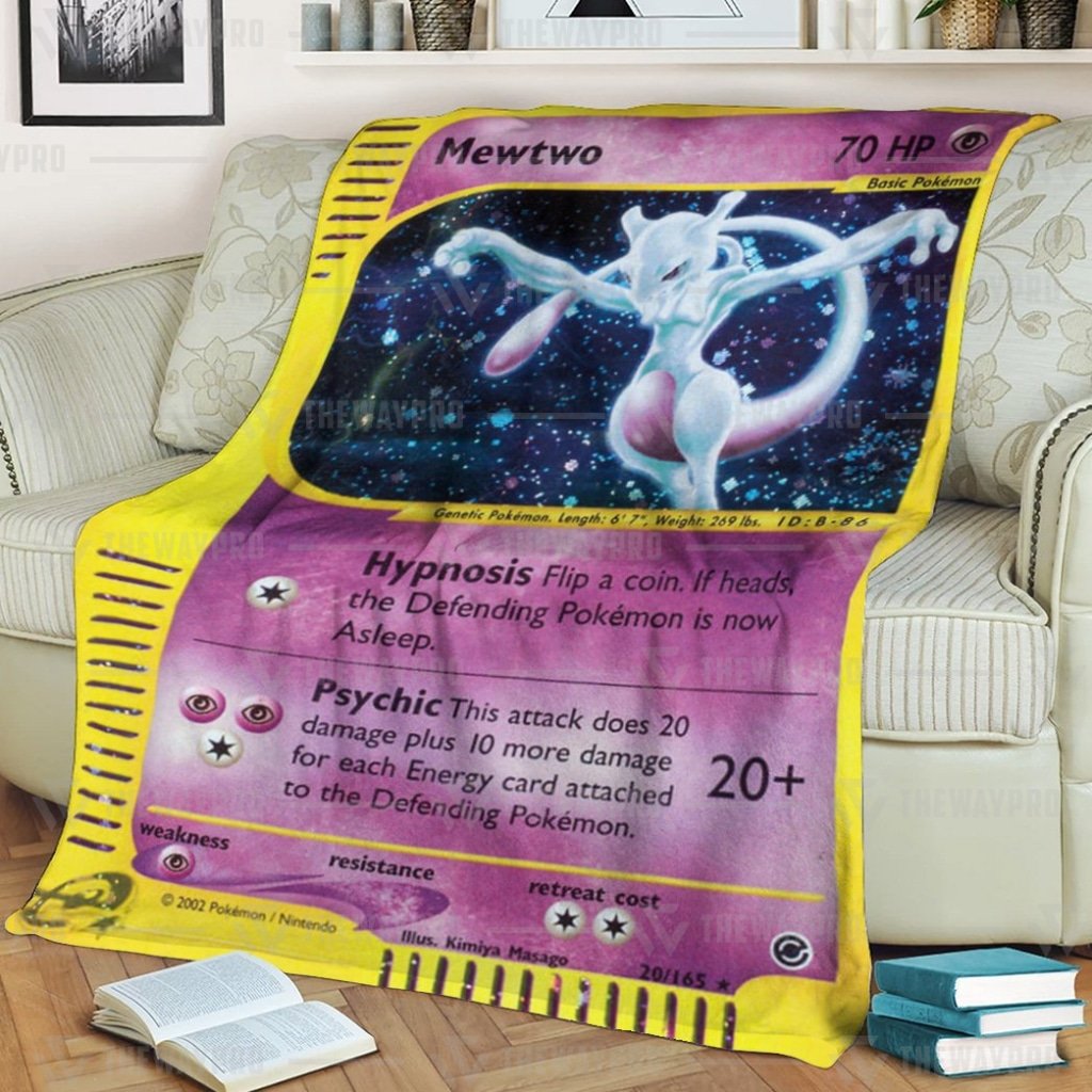 Pokemon Mewtwo Expedition blanket 1