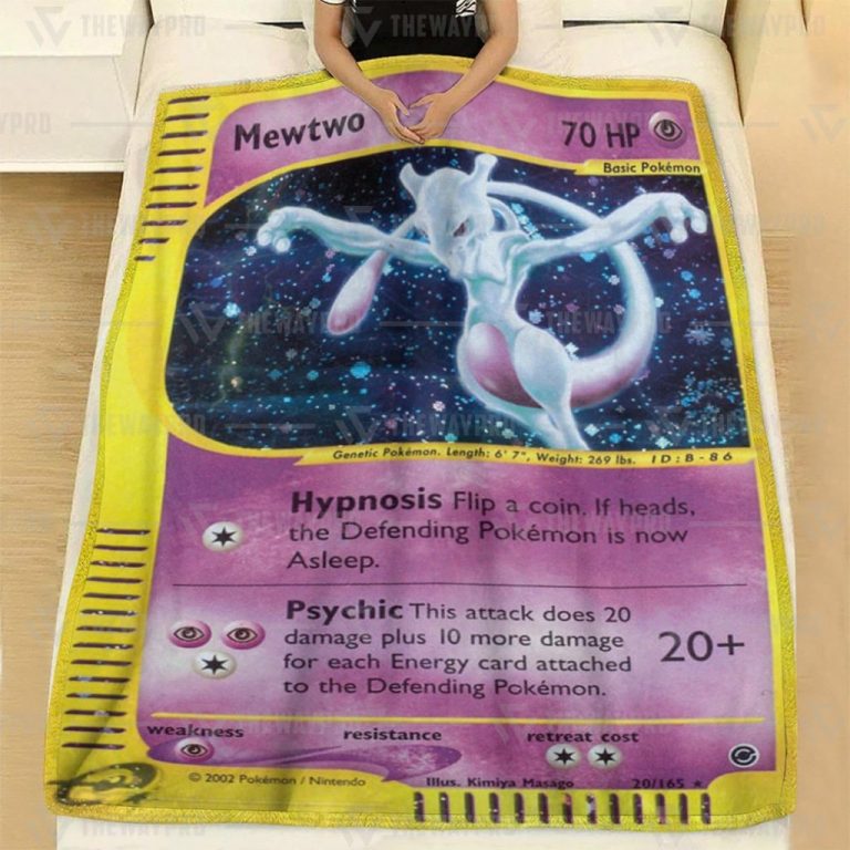 Pokemon Mewtwo Expedition blanket 2