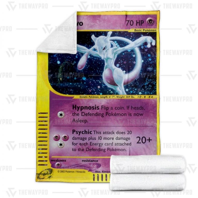 Pokemon Mewtwo Expedition blanket 3