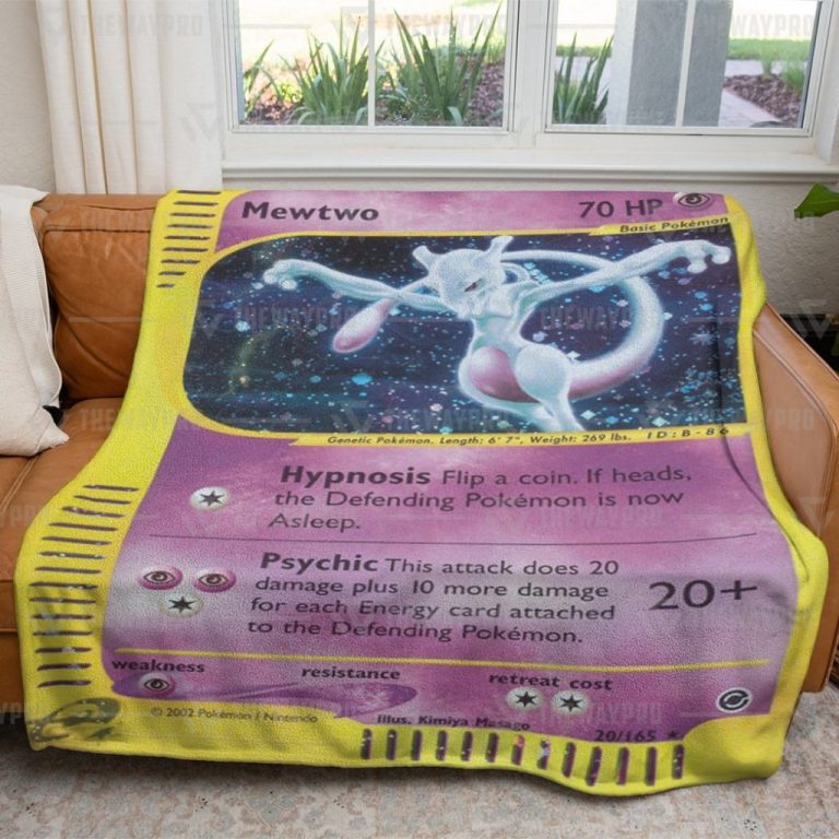 Pokemon Mewtwo Expedition blanket 4