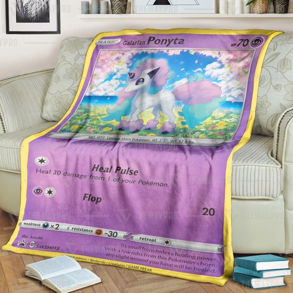 Pokemon Ponyta Blanket