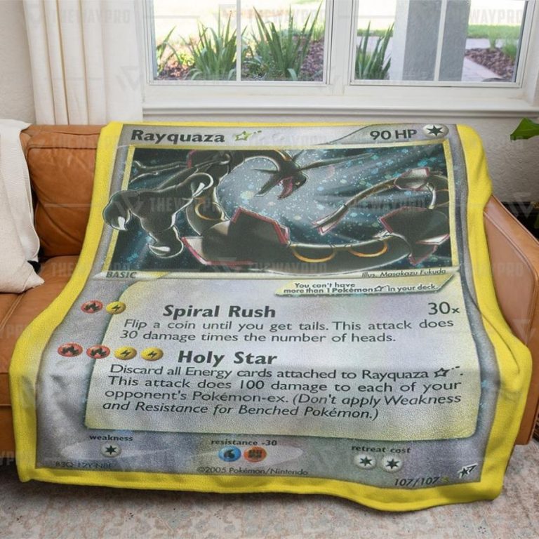 Pokemon Rayquaza Blanket 2