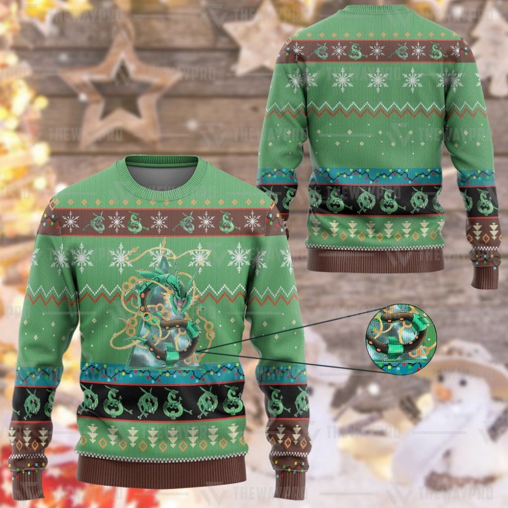 HOT Rayquaza Pokemon sweater, sweatshirt 7 Pokemon Rayquaza sweater sweatshirt 1