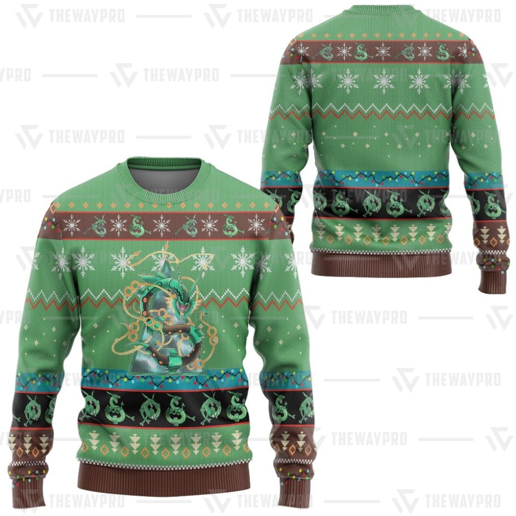 HOT Rayquaza Pokemon sweater, sweatshirt 6 Pokemon Rayquaza sweater sweatshirt 2
