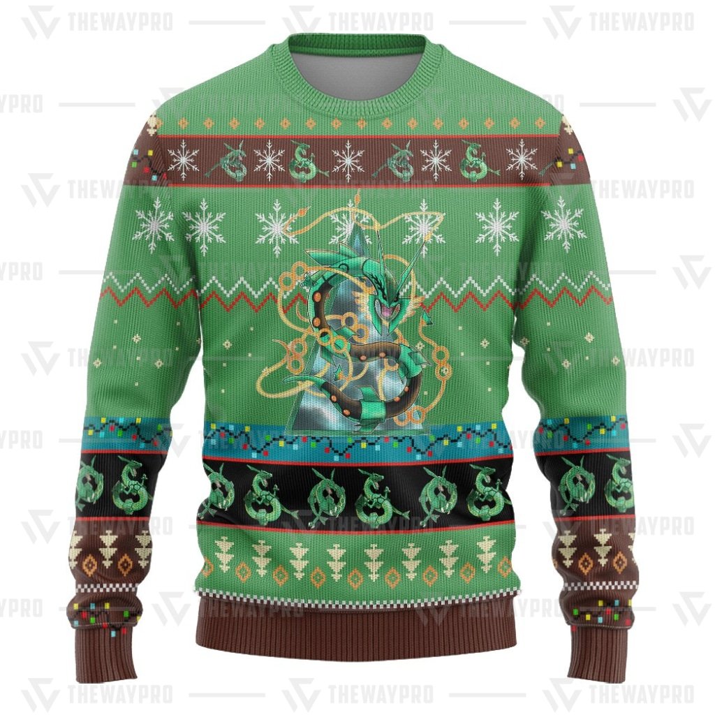 HOT Rayquaza Pokemon sweater, sweatshirt 5 Pokemon Rayquaza sweater sweatshirt 3