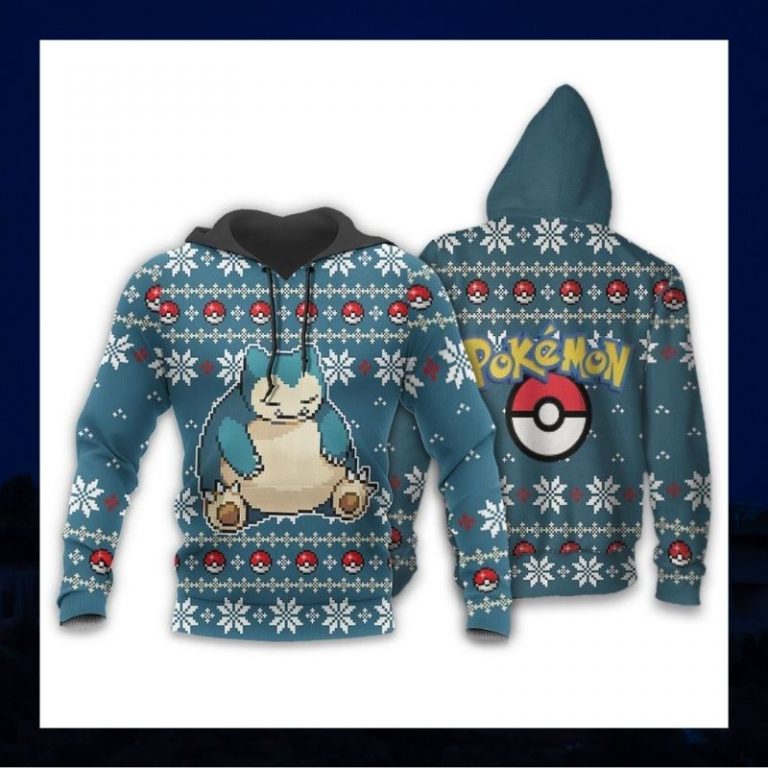 Pokemon Snorlax pokeball sweater sweatshirt 4