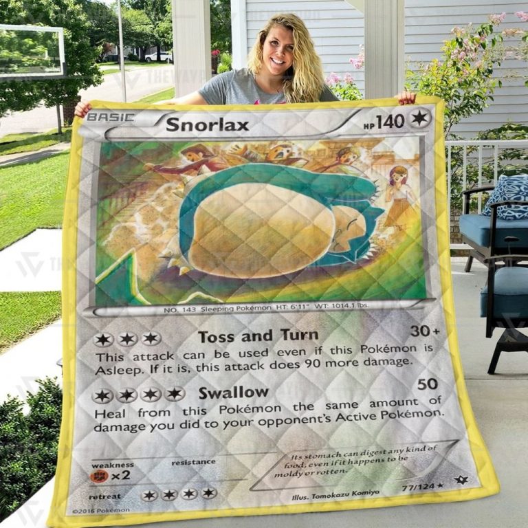 Pokemon Snorlax quilt 4