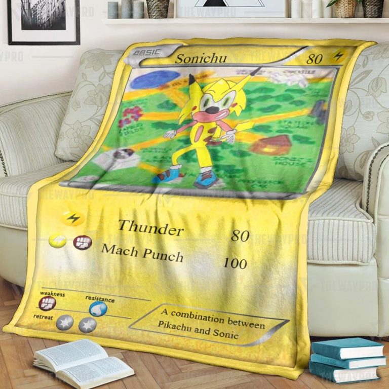 Pokemon Sonichu blanket 1
