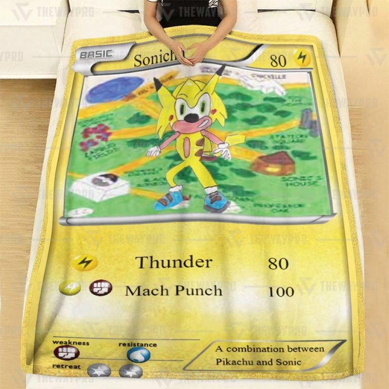 Pokemon Sonichu blanket 2