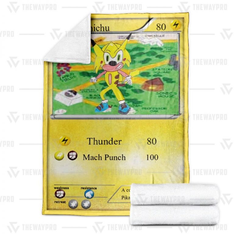 Pokemon Sonichu blanket 3