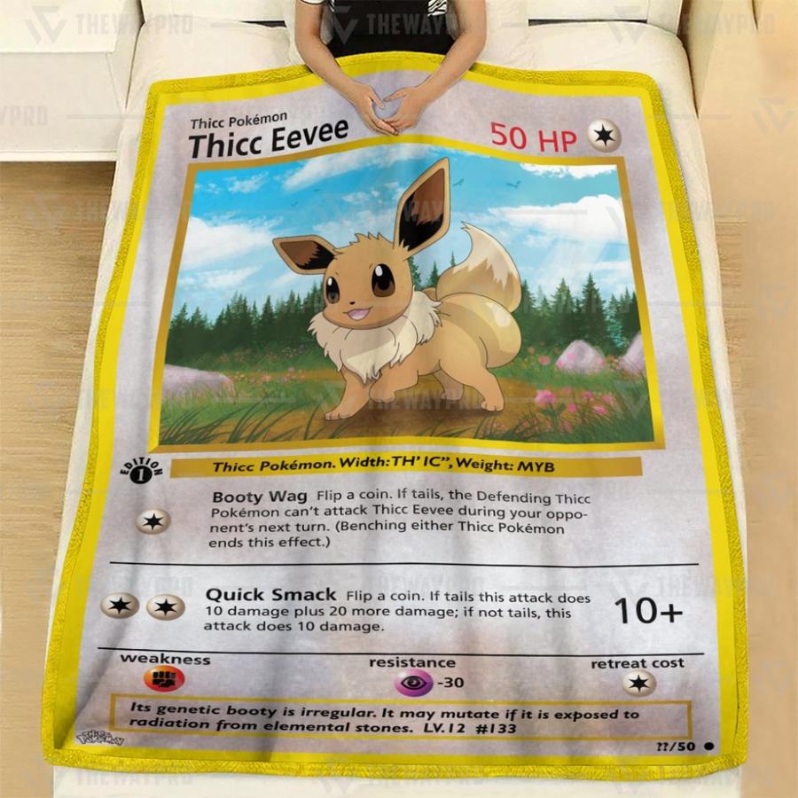 Pokemon Thicc Eevee Blanket 1