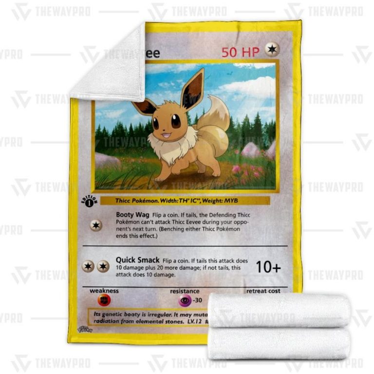 Pokemon Thicc Eevee Blanket 2