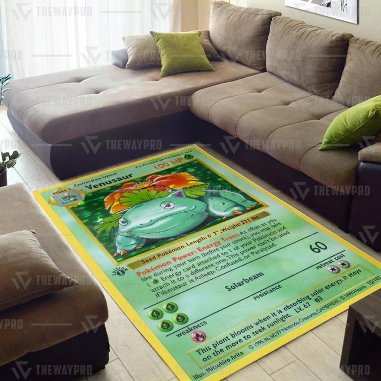 Pokemon Venusaur Rug 2