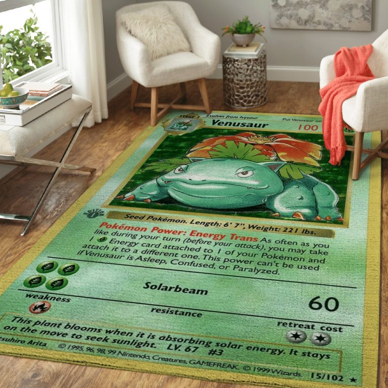 Pokemon Venusaur Rug