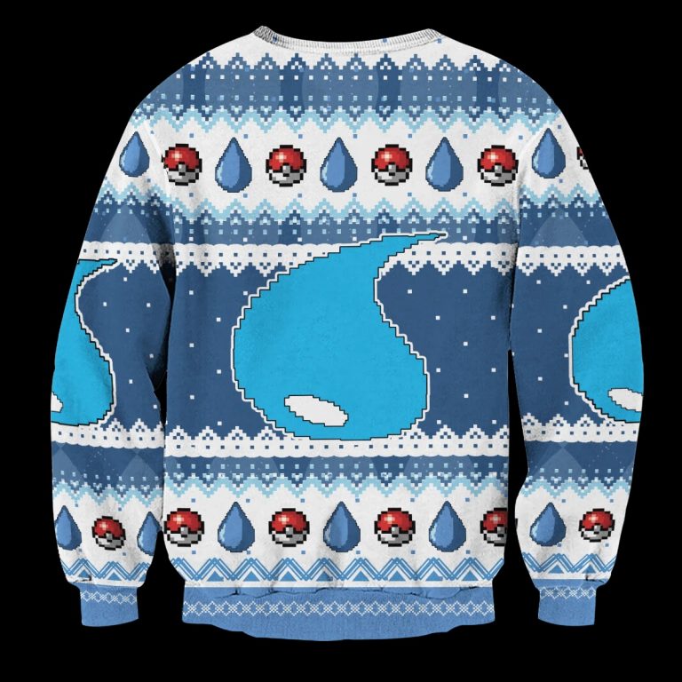 Pokemon pokeball Christmas Squirtle sweater, sweatshirt (2) Pokemon pokeball Christmas Squirtle sweater sweatshirt 2