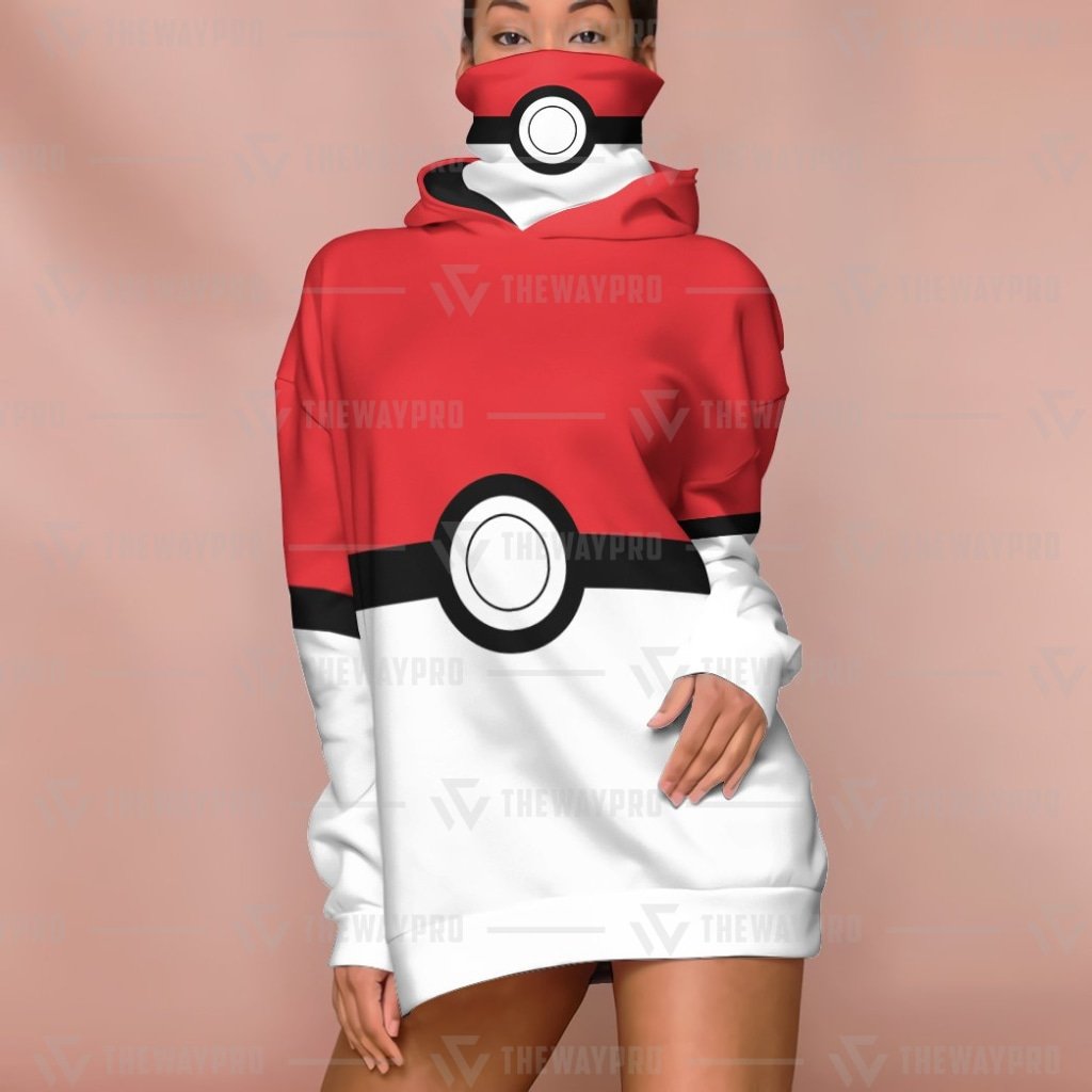 Pokemon pokeball hoodie mask 3