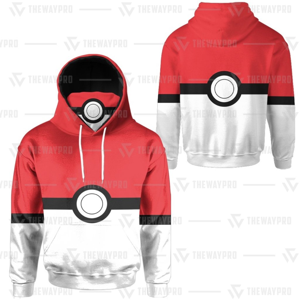 Pokemon pokeball hoodie mask 3 Pokemon pokeball hoodie mask 4