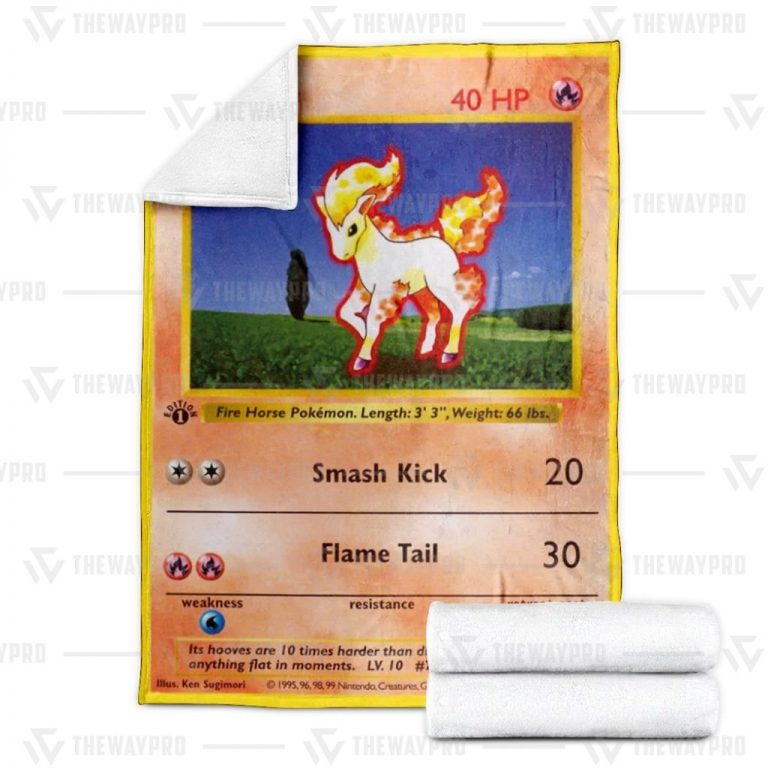 Ponyta Pokemon blanket 2