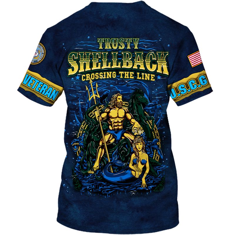 Poseidon Mermaid US Coast guard trusty shellback crossing the line 3d shirt, hoodie 7 Poseidon Mermaid US Coast guard trusty shellback crossing the line 3d shirt hoodie 7