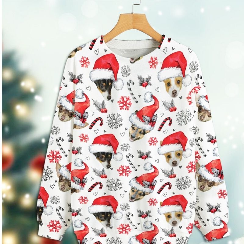 Rat Terrier Dog Xmas Christmas Decor sweatshirt 11 Rat Terrier Dog Xmas Christmas Decor sweatshirt 3