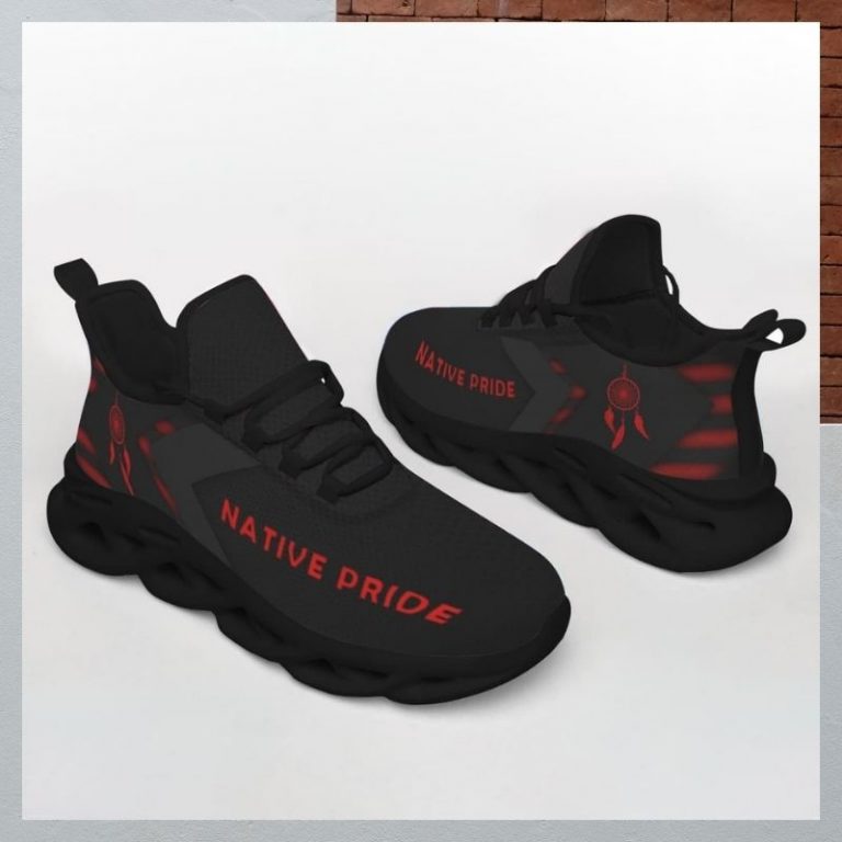Red Native Pride Clunky max soul shoes 2