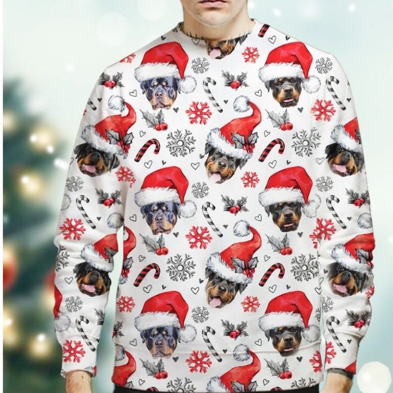 Rottweiler Dog Xmas Christmas Decor sweatshirt (3) Rottweiler Dog Xmas Christmas Decor sweatshirt 3