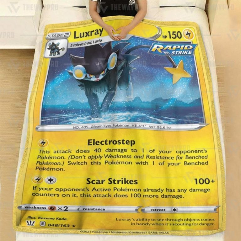 Luxray Pokemon blanket 2