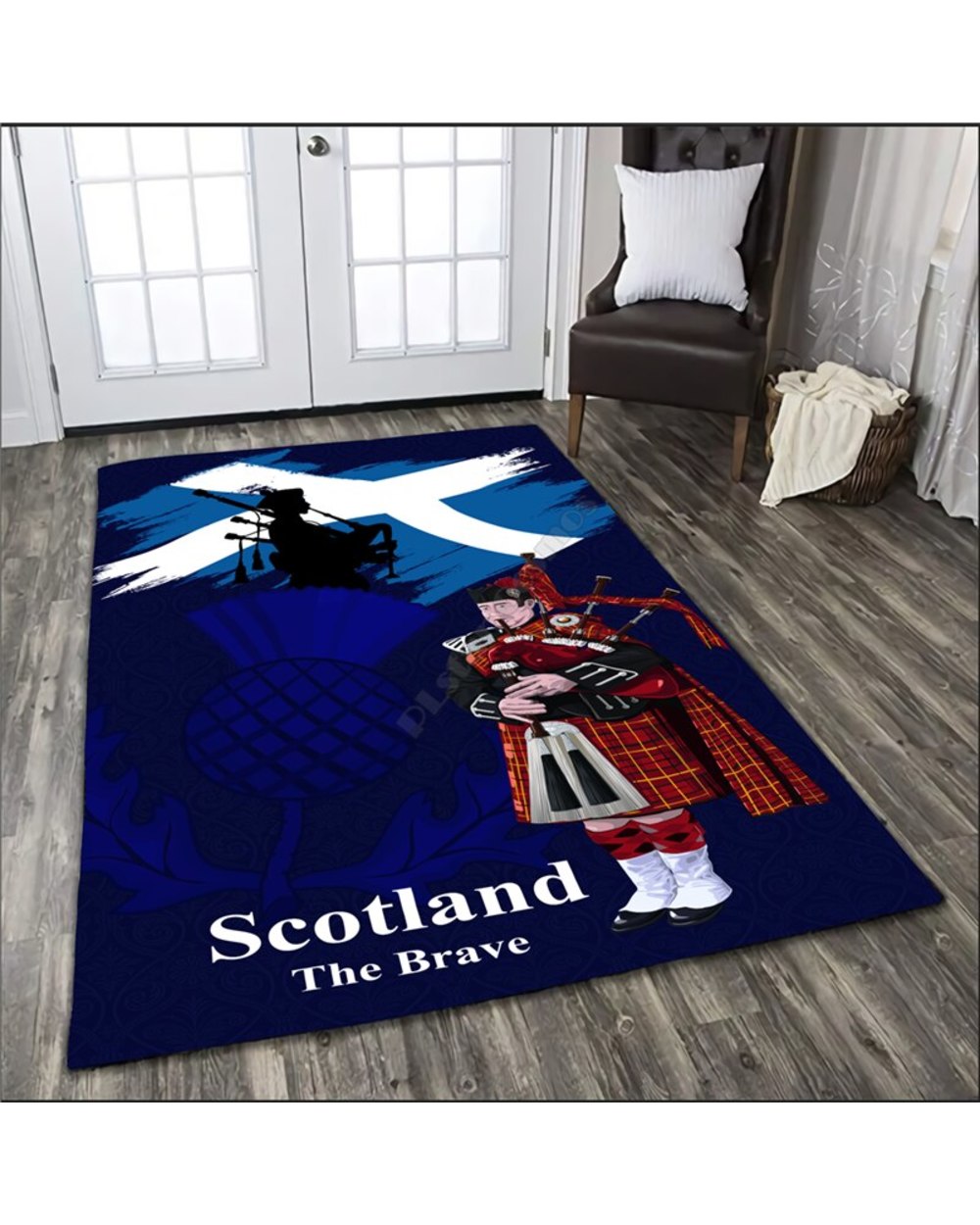 Scotland the brave man rug 3