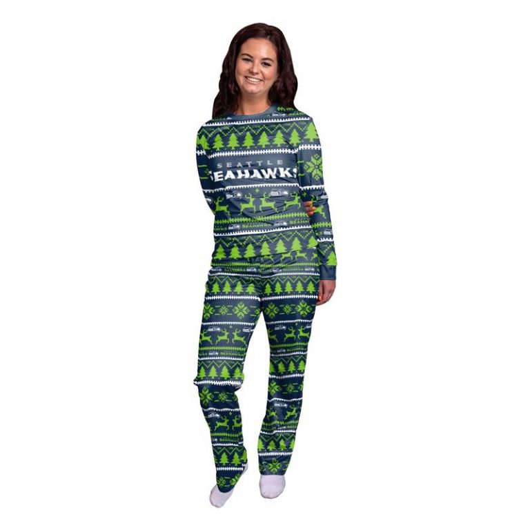 Seattle Seahawks NFL pajamas set 3