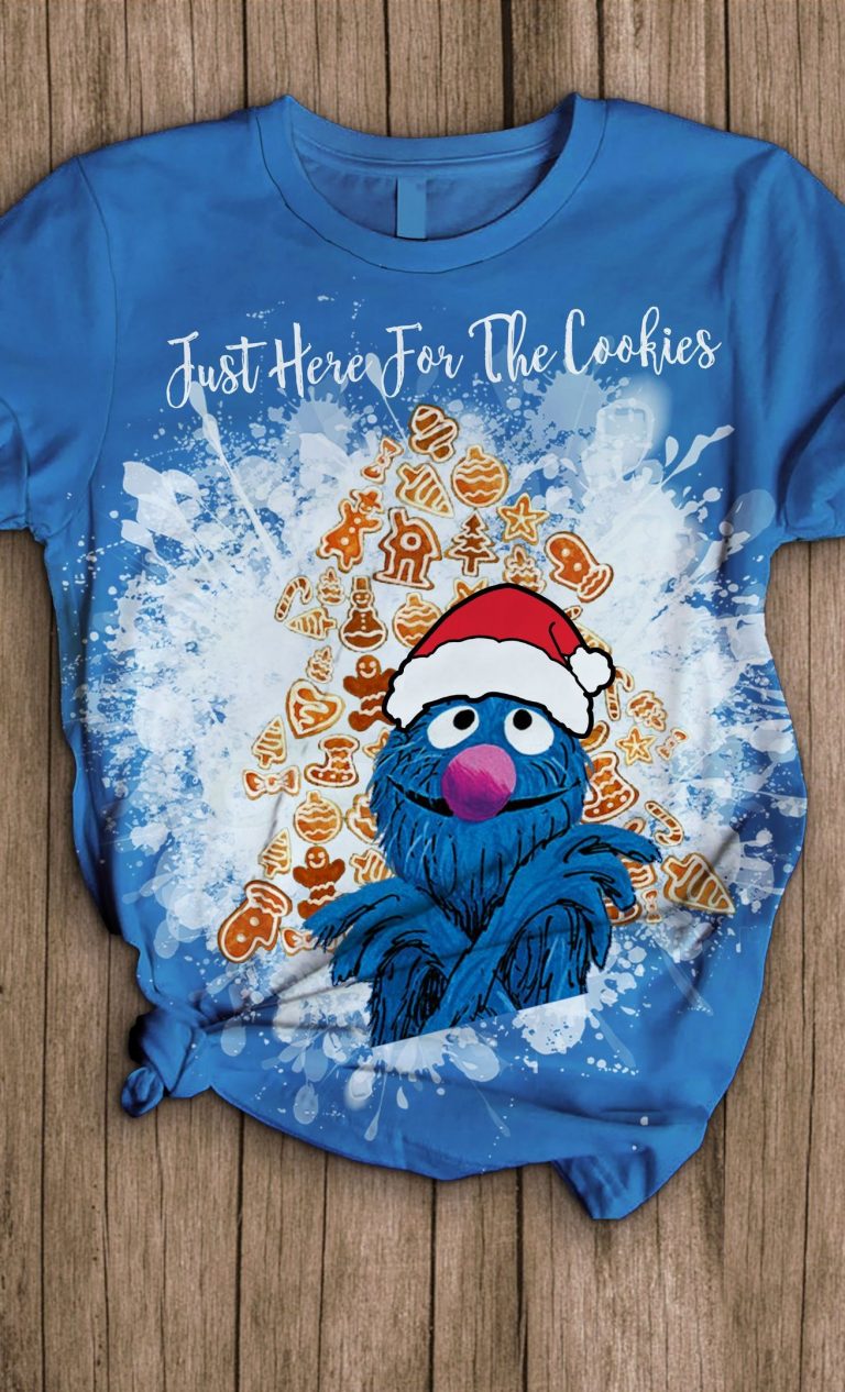 Sesame Street Christmas Blue Elmo pajamas set 1