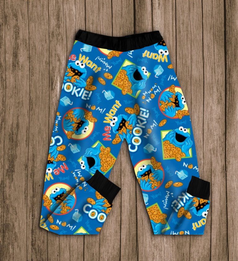 Sesame Street Christmas Blue Elmo pajamas set 2