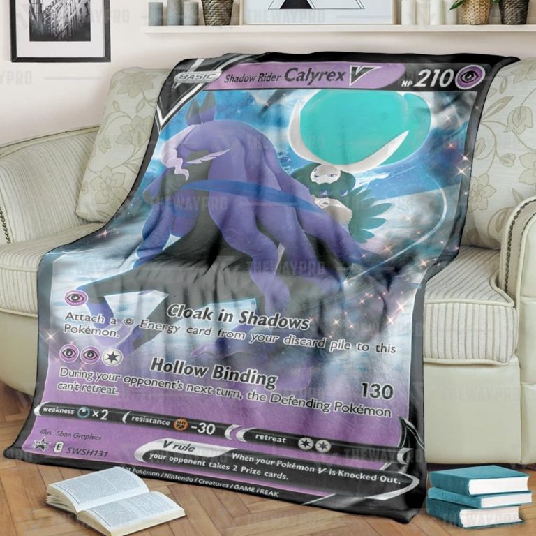 Shadow Rider Calyrex V Pokemon blanket 1