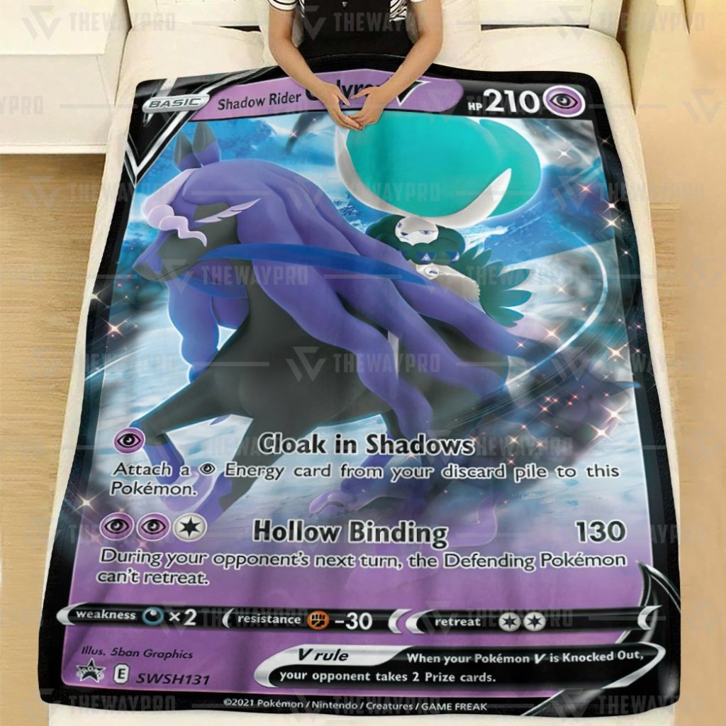 Shadow Rider Calyrex V Pokemon blanket 9 Shadow Rider Calyrex V Pokemon blanket 2