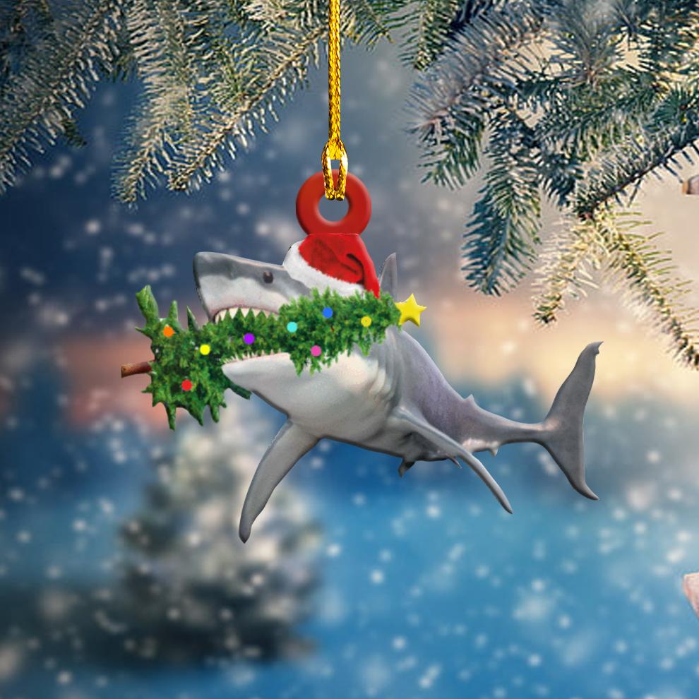 Shark Christmas tree ornament 1