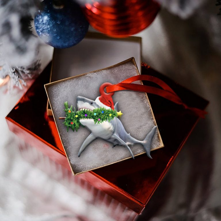 Shark Christmas tree ornament 3
