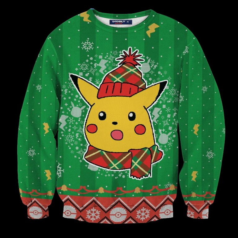 Shocked Pikachu sweater sweatshirt 2