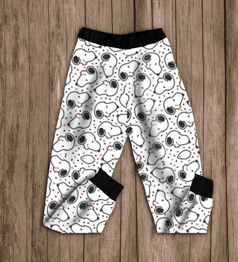 Snoopy christmas tree pajamas set 3