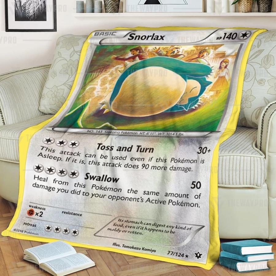 Snorlax Pokemon blanket 19 Snorlax Pokemon blanket