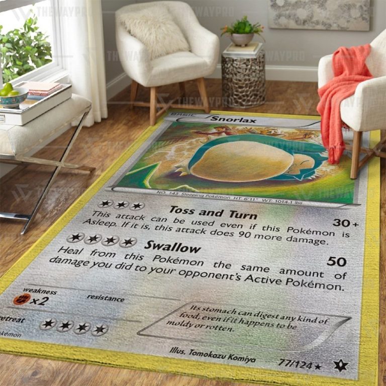 Snorlax Pokemon rug 2