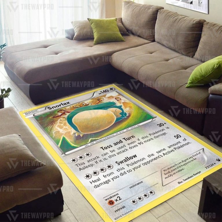 Snorlax Pokemon rug 3
