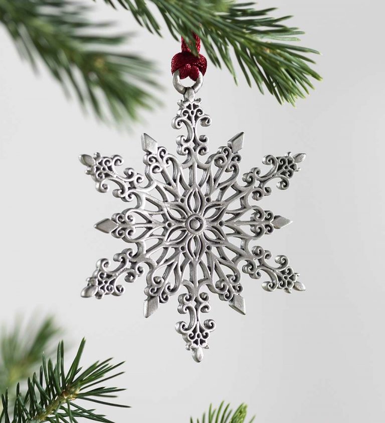 Snowflake Christmas hanging ornament