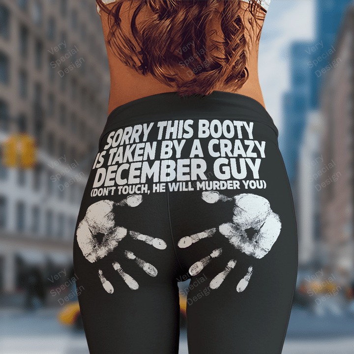 Sorry this booty is taken december guy black legging