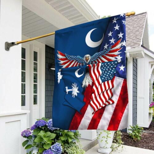 South Carolina American Eagle Flag 1