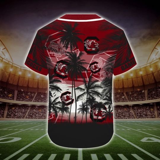 South carolina gamecocks tropical baseball jersey 3 South carolina gamecocks tropical baseball jersey2