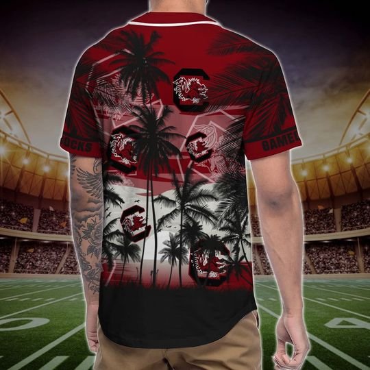 South carolina gamecocks tropical baseball jersey 5 South carolina gamecocks tropical baseball jersey4