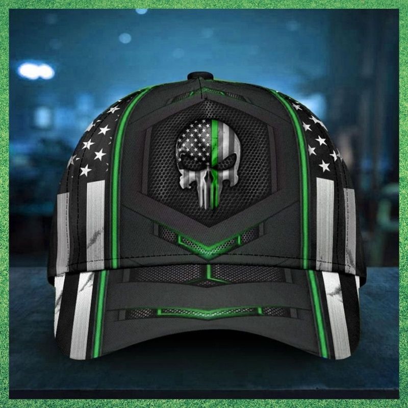 Spartan Helmet Thin Green Line American flag Skull cap hat 2 Spartan Helmet Thin Green Line American flag Skull cap hat 1