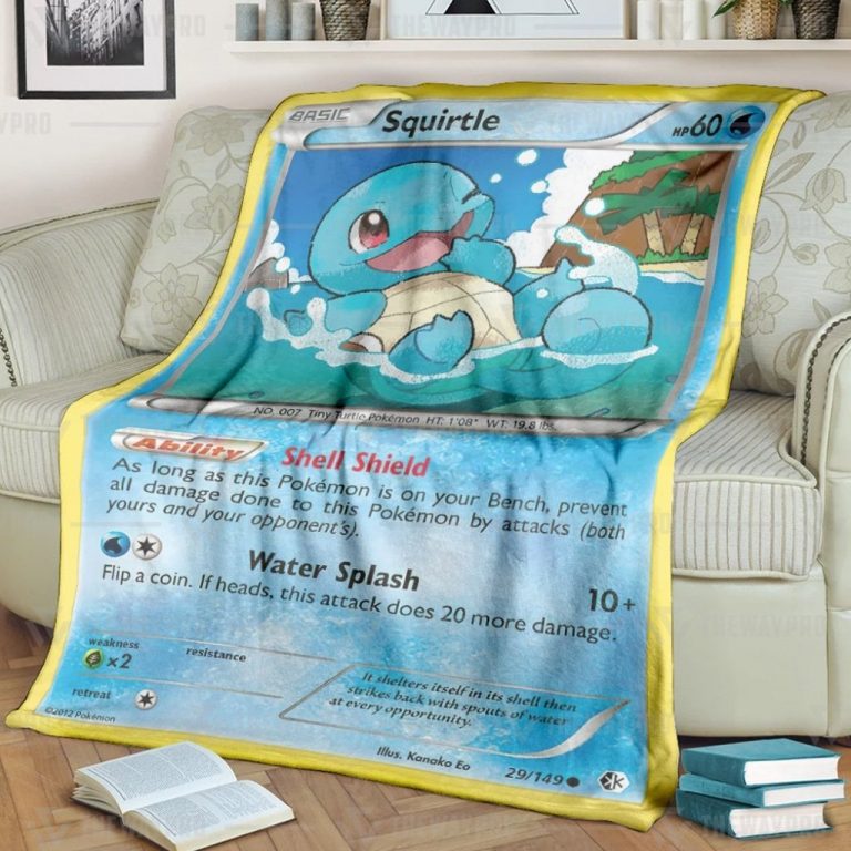 Squirtle Pokemon blanket 1
