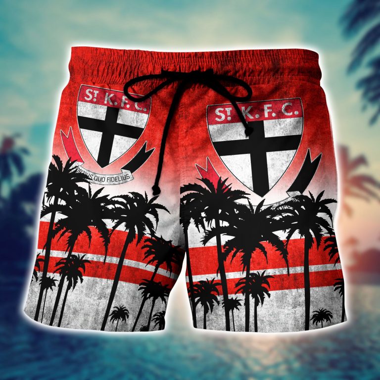 St Kilda Saints AFL Hawaiian shirt short 3