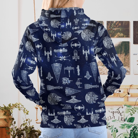 Star War pattern 3d hoodie 3 Star War pattern 3d hoodie 1