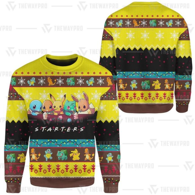 Starters Friends TV series Pokemon Sweater sweatshirt